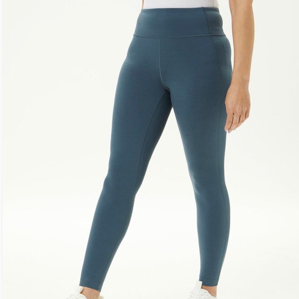 NWT Allbirds shadow natural high rise leggings